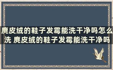 麂皮绒的鞋子发霉能洗干净吗怎么洗 麂皮绒的鞋子发霉能洗干净吗